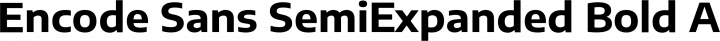 Encode Sans SemiExpanded Bold free font